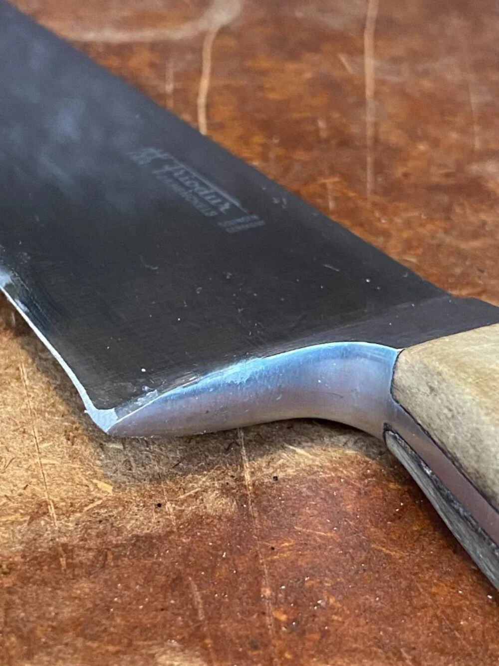 Vintage German ZWILLING J.A. Henckels 9” Chef Knife FRIODUR Serrated Bread